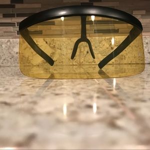 Yellow Sunglass visor